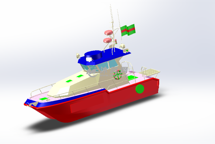 轮船设计模型图 - 海洋船舶图纸 - 沐风网